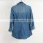 GZY cotton jeans long shirt jeans jacket sewing machine price jeans factory china2017