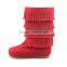 customized Baby Girls Boys Soft Sole moccasins Leather Boots