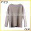 2016 Latest Designs long sleeve 100% cashmere cardigan sweater