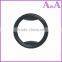 Black plastic adjustable sliding buckle for bra or bag