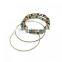 New Acrylic bracelet Zinc Alloy Multi Bangle Sets with old gold color