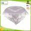 everyday use white color embroidered table cloth