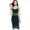 The Cross backless Europe and the United States package hip bandage skirt sexy dress SD08