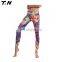 Custom ladies sexy yoga pants fabric compression tights women