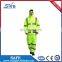 Portable reflective raincoat with pockets for biking