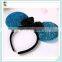 Children Unisex Party Minnie Mouse Ears Headband and Gloves Set HPC-0722