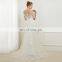 EBX-145A Suble Sweetheart lace sequins Short sleeve long tail tulle wedding dress