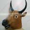 Latex Realistic Bull Mask for party