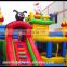 2016manufacturer professional production PVC inflatable enterrtainment castle inflatable plastic slide inflatable bluncer