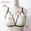 Fashionable Black Women Bra Harness Top Elastic Bralette Sexy