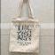 AZO FREE! Cheap customized cotton fabric bag with handle