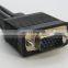 VGA 1 Male to Dual 2 VGA Female Converter Adapter Splitter Cable