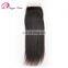 Qingdao hair factory Hot selling top brazilian hair lace closure with baby hair