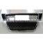 Chrome Frame Black Mesh W/Chrome Rings RS5 Style Grille Fit 09-11 for Audi A5 S5