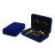 Velvet jewelry box storage box high-end exquisite earrings ring bracelet necklace simple portable small jewelry box