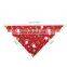 Wholesale Cotton Christmas Style Christmas Dog Bandana