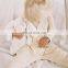 Full Sleeve Legs Rib Newborn Baby Snap Romper Organic Cotton