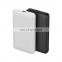 New unique design build in dual cable 10000mah portable power bank ultra slim cell phone charger