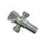 304 Brushed Surface 90 Degree Round Handle Quick Open Bathroom SS Angle Valve
