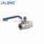 wholesale brass ball valve DN20 PN16 F/F ball valve Chrome Plated red handle   discount good price