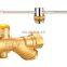 Brass Natural Gas Ball Valve, Female Thread, Butterfly Hand, With Lock