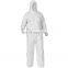 55gsm PP coverall microporous PPE coverall dust suit