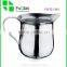 High Quality Dinkware insulated Stainless Steel Steaming Frothing Pitcher Milk Jug with lid
