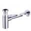 Chrome P-TRAP Brass Basin Sink Waste Trap Drain Kit