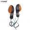 China traffic signal lights manufacturer handle bar classic HAOJUE HJ125 front rear motorcycle indicator lights turn signal