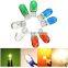 High brightest auto lighting 12v 3w multi color park light bulb light source instrument lamp car led  t10 halogen bulbs
