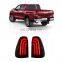 LED 3D Stripe Bar задние фонари с последовательным индикатором для Hilux Revo Rocco 2015-2021