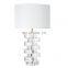 Exclusive Luxury Geometrical 4 Layer Clear Crystal Table Lamp For Five Star Hotel