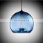 Tonghua Modern Big Pendant Lamp Decorative Color Glass Shell E26 E27 Lamp Holder T300 LED Edison Bulb Restaurant Hanging Light