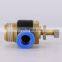 Air Cylinder Thread Small Pneumatic Quick Connect Hose Fittings Speed Control Brass Throttle Check Valve