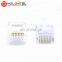 MT-5053S China Gold Plated 8P8C RJ45 Short Plug Cat5E Cat6 Cat7 Modular Plug For Network Cable