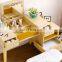 Home furniture mirrored wooden wardrobes with dressing table