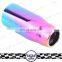 Universal Neo Chrome Car Gear Shift Knob,CNC Aluminum 5-Speed JDM Shift Knob
