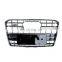 A8 modification grille change to S8 style front bumper grill for Audi A8 center grills 2015-2018