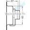 Van trailer truck Door handle latch with no lock cylinder