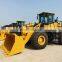 SHANTUI 5 ton articulated wheel loader SL50WN-6 with an advanced Z-type reverse tipping mechanism
