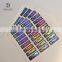 Custom 3D Laser Security Hologram Label for Clothing Hang Tag Application