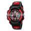 Promotional sports digital kids watch brand Skmei1163 multicolor 50m waterproof wristwatch for children