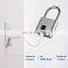 Custom Portable Waterproof IP56 Digital USB Rechargeable Smart Fingerprint Padlock