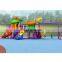 Attractive commercial plastic children outdoor games playground equipment