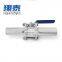 Stainless steel 3PC Ball Valve Long length Weld End