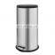 Metal Pedal Stainless Steel Garbage Trash Bin Waste Trash Can