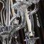 China Wholesale 9 Arms Tall Lampshade Crystal Glass Floor Candelabra