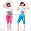 2015 Children Sports Wear Plain T-Shirt and Sport Pants / Wholesale Clothing Made in China Jiangxi