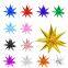 Mayorista de globos de helio en forma de estrella de aluminio, conos de gotas de lluvia de 26/40 pulgadas, globos explosivos y globos estrellados