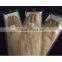 Superme 100% remy human clip in hair extensions,sample order free color ring